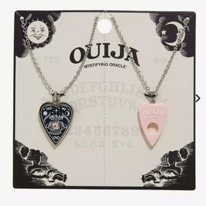 Ouija Planchette Best Friend Necklace Set